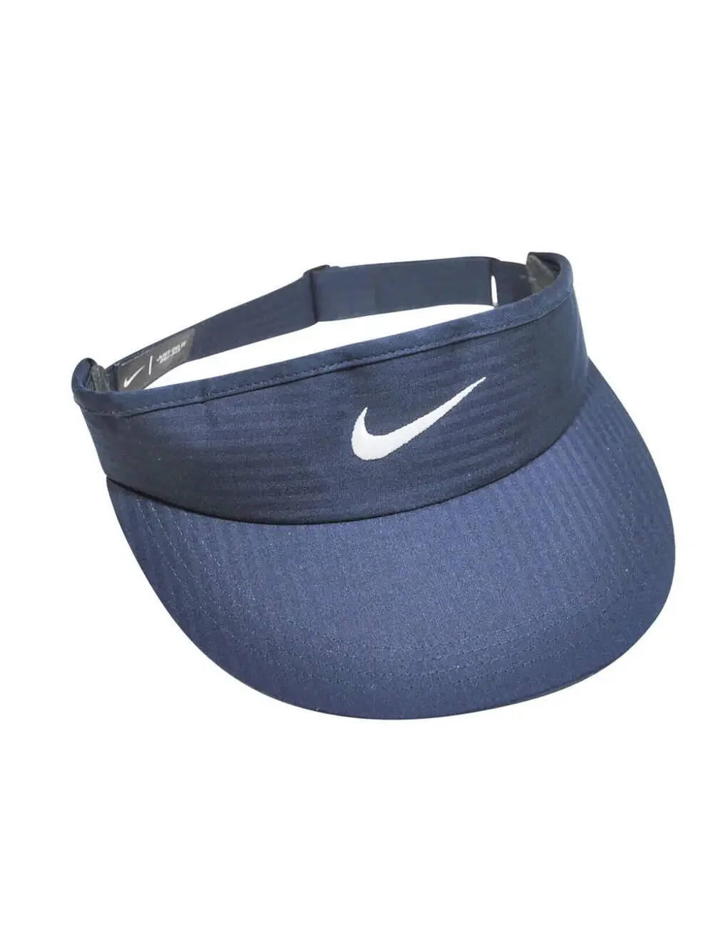 Nike Dri Fit Golf Course Country Club Blue Check Visor
